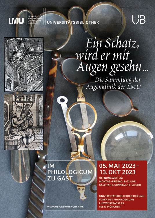 Ausstellungsplakat Sammlung Augenklinik