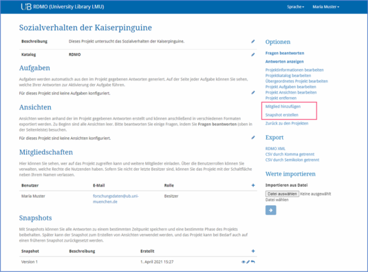 RDMO_Projektübersicht