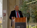 Staatsminister Dr. Ludwig Spaenle hält die Festrede anlässlich der Grundsteinlegung